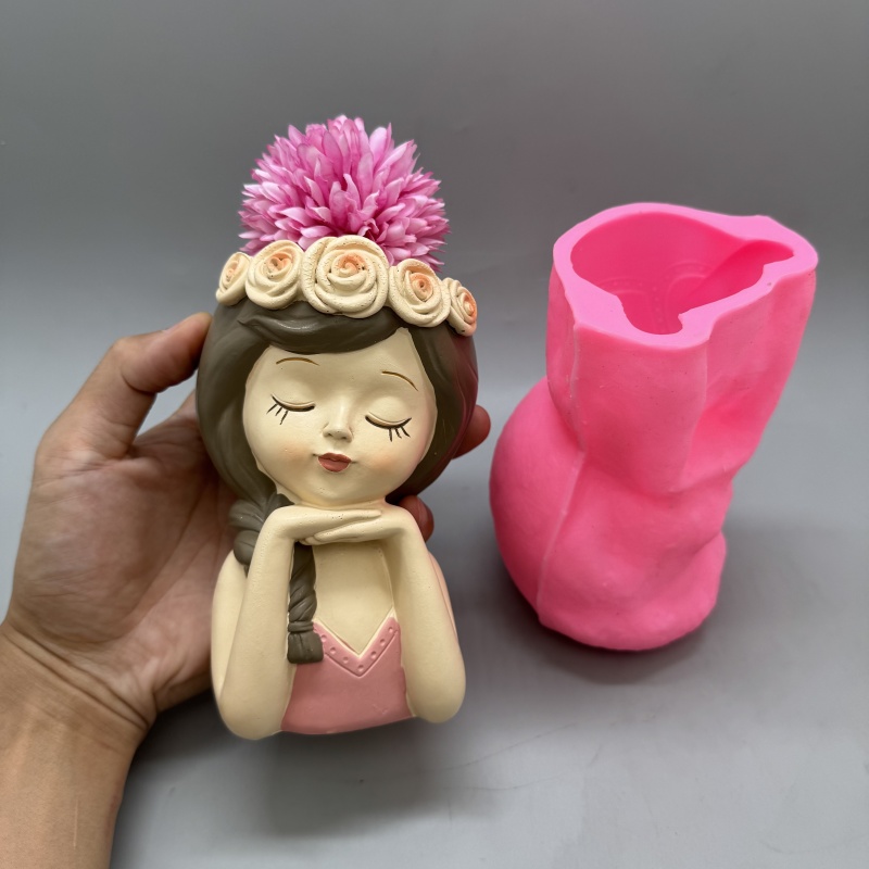 Niedliche Blumentopf-Silikonfo – Potsticker Mold Bewertung und Preis
