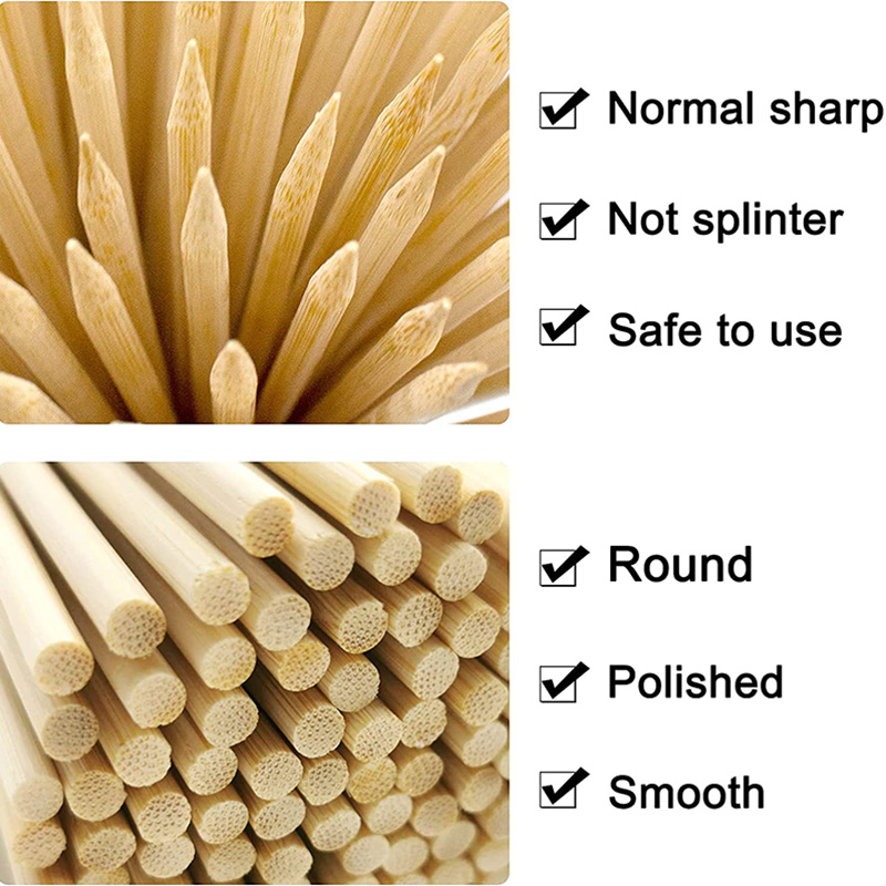100 Stück 12-Zoll-Bambusspieße – Corn Dog Stick Bewertung und Preis